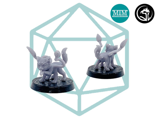 Displacer Kitten | Tabletop RPG Miniature | D&D | Roleplaying