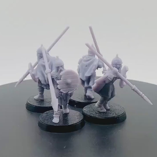 Ghostly Warriors with Spears