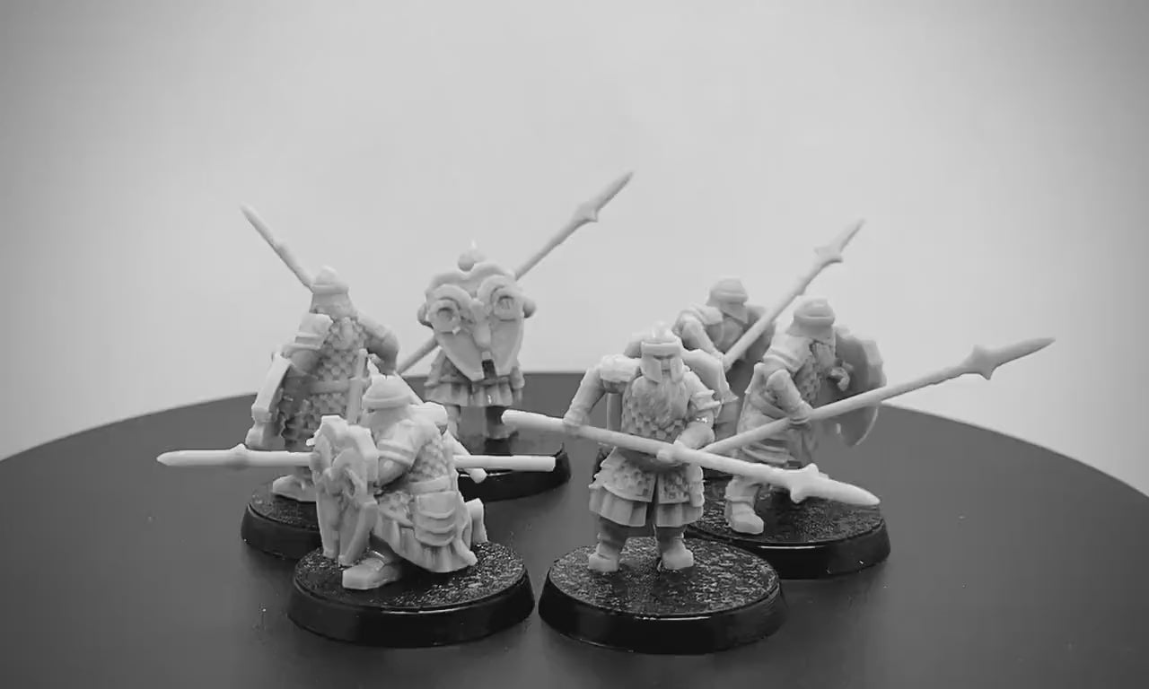 Silver Goat Dwarven Warriors