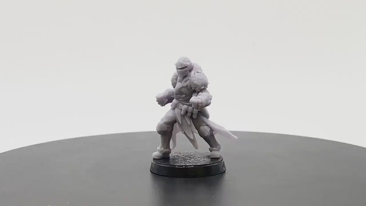 Tundra Male Armoured Artificer | Tabletop RPG Miniature | D&D | Roleplaying