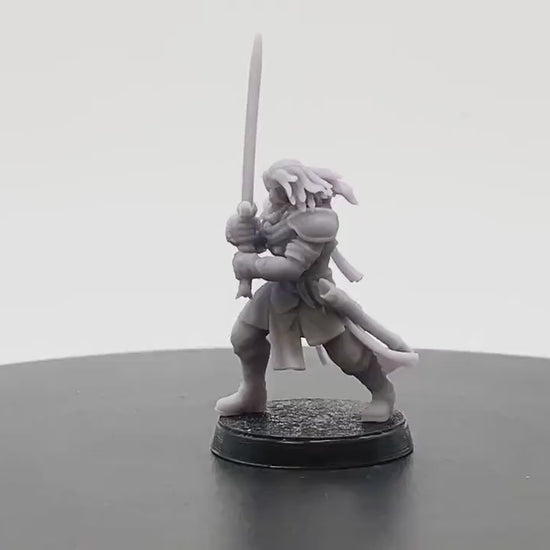 Seasoned Human Warrior | Tabletop RPG Miniature | D&D | Roleplaying