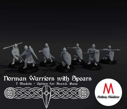 Norman Warriors With Spears