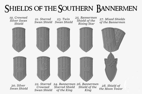 Shields of the Realms of Men - Shield Bits box 20 pack