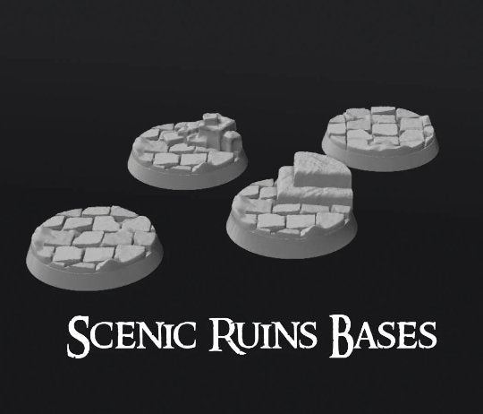 Scenic Ruins Bases 3D Printable STLs