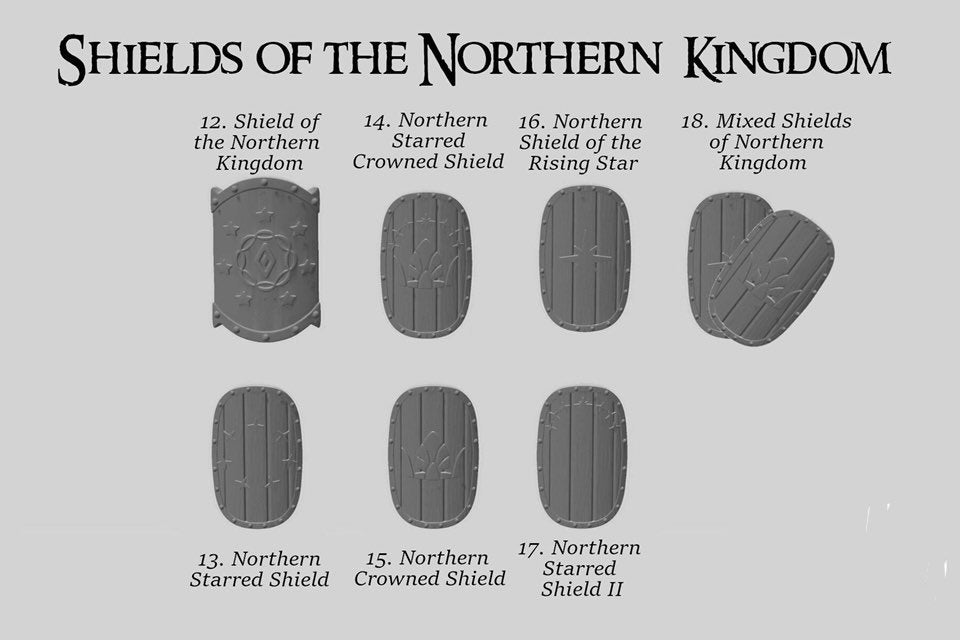 Shields of the Realms of Men - Shield Bits box 20 pack