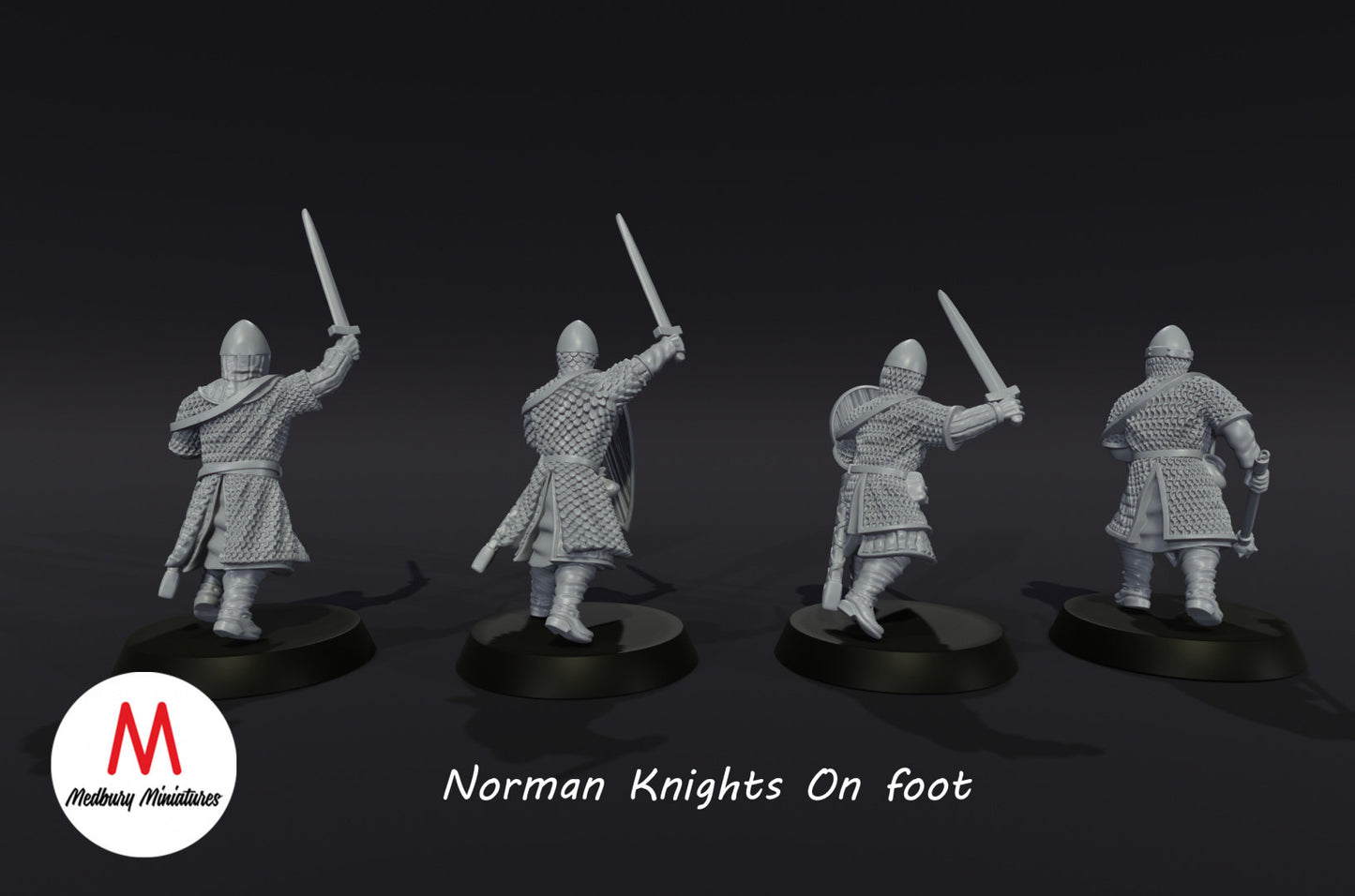 Norman Knights on Foot