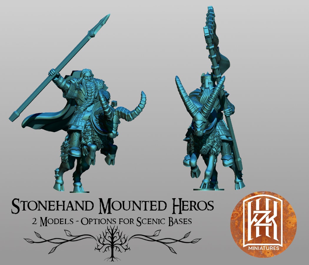 Stonehand Mounted Heroes