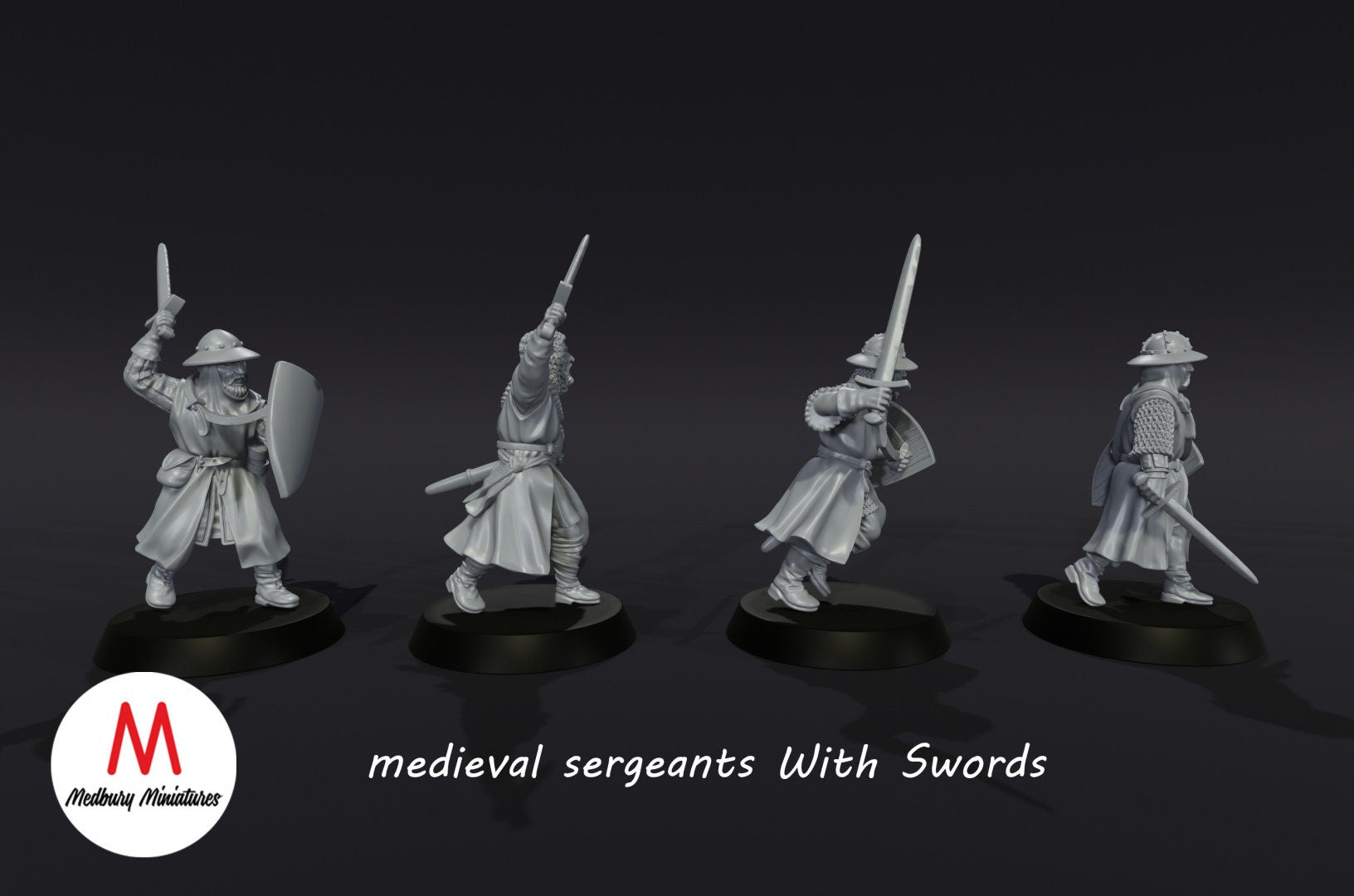 Medieval Sergeants with Swords