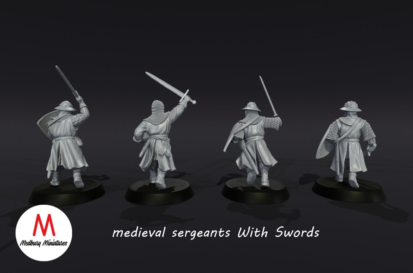 Medieval Sergeants with Swords