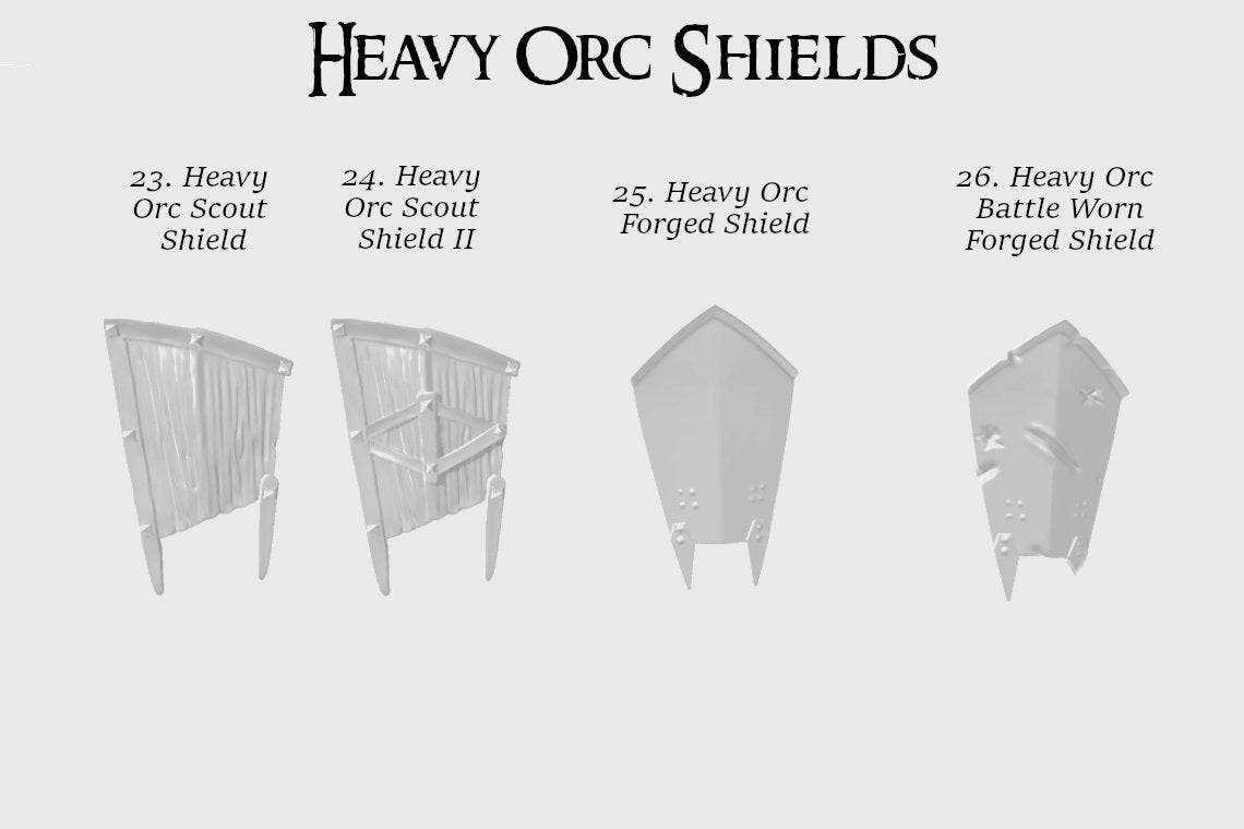 Shields of the Fell Kingdoms - Shield Bits box 20 pack