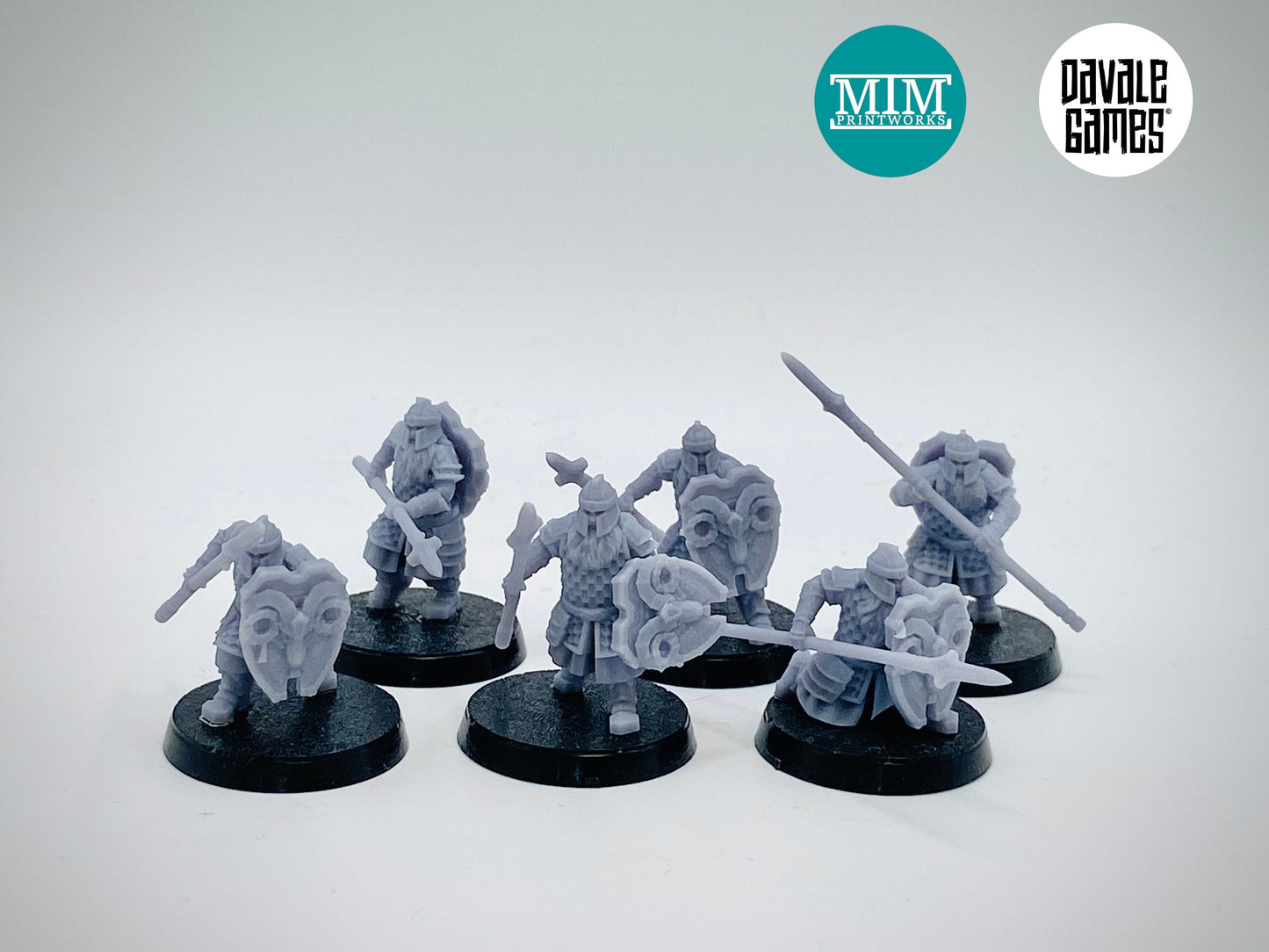 Silver Goat Dwarven Warriors