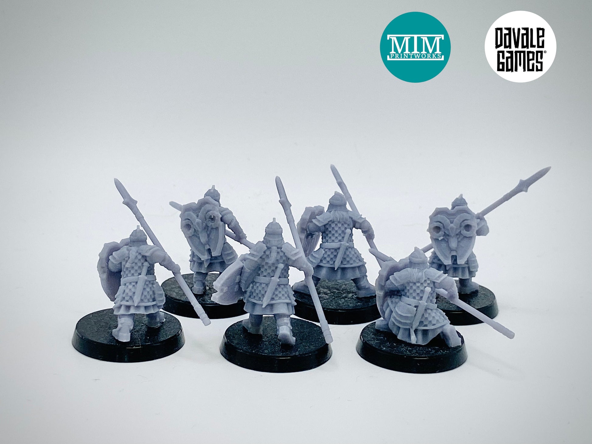 Silver Goat Dwarven Warriors